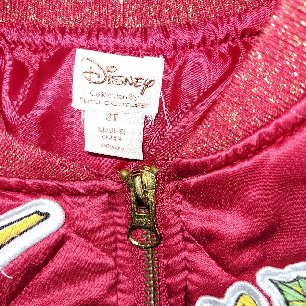 Disney Tutu Couture Quilted Jacket sz 3T - Picture 3 of 7